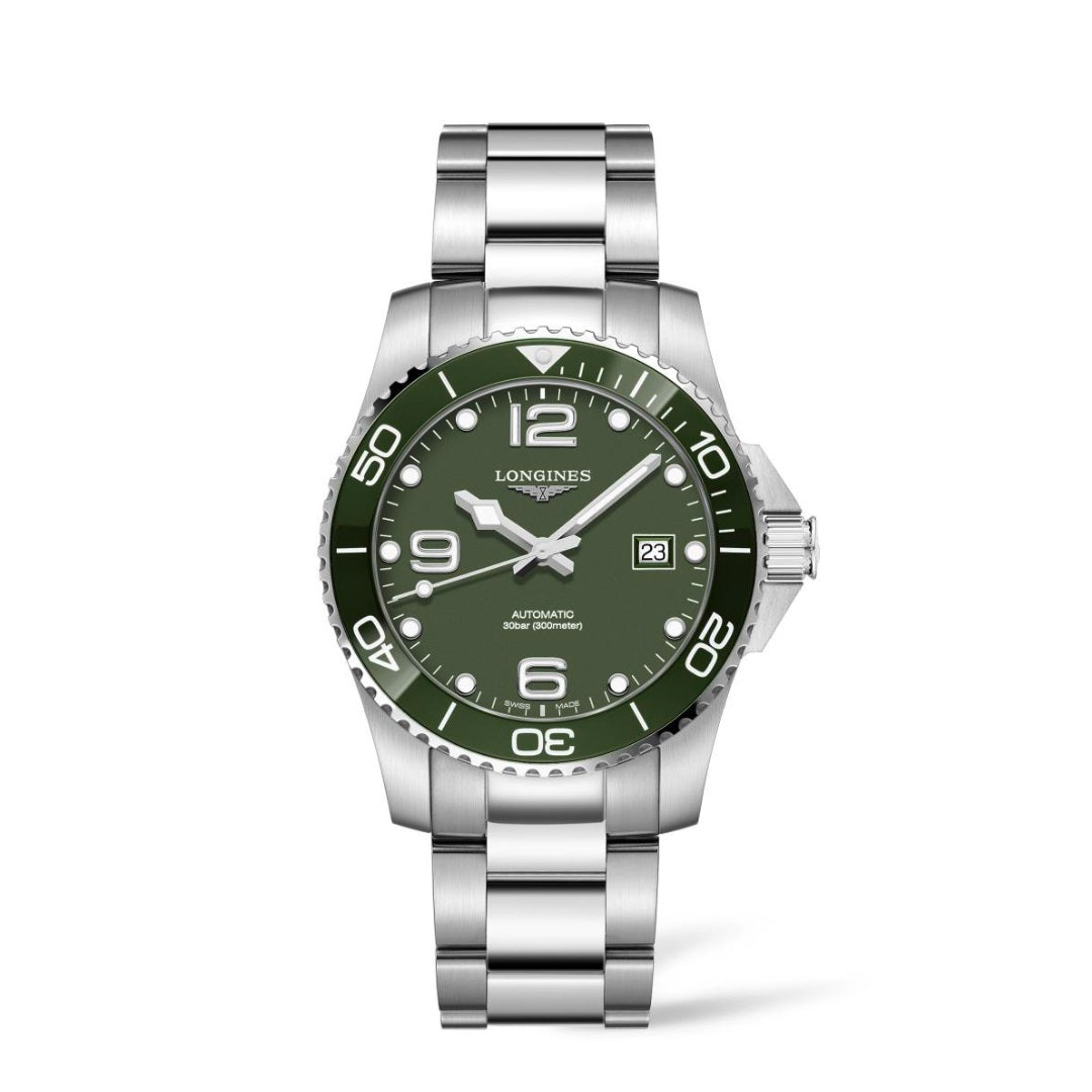 Longines Hydroconquest Orologio Uomo 41 mm Quadrante Verde