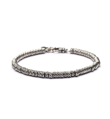 Antracite Bracciale In Argento