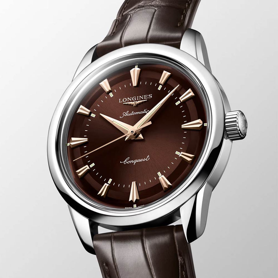 Longines Conquest Heritage Brown 38 Mm