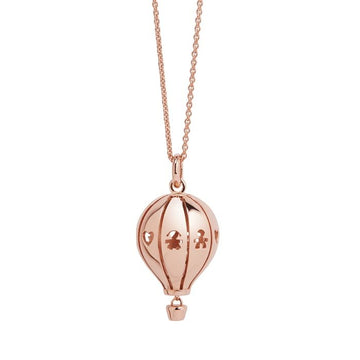 Le Bebe Collana Suonamore Le Mongolfiere In Argento Placcato Oro Rosa