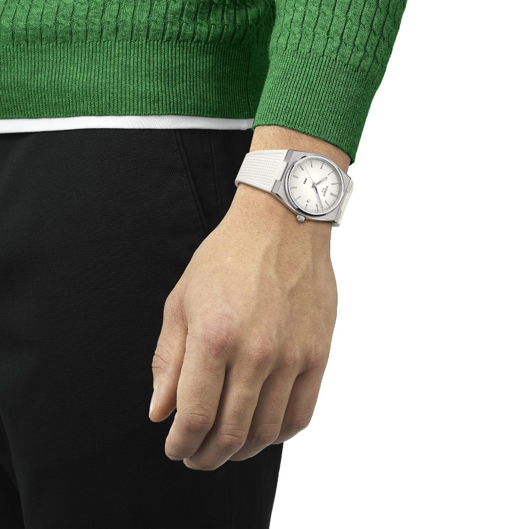 Tissot Prx al Quarzo Quadrante Bianco