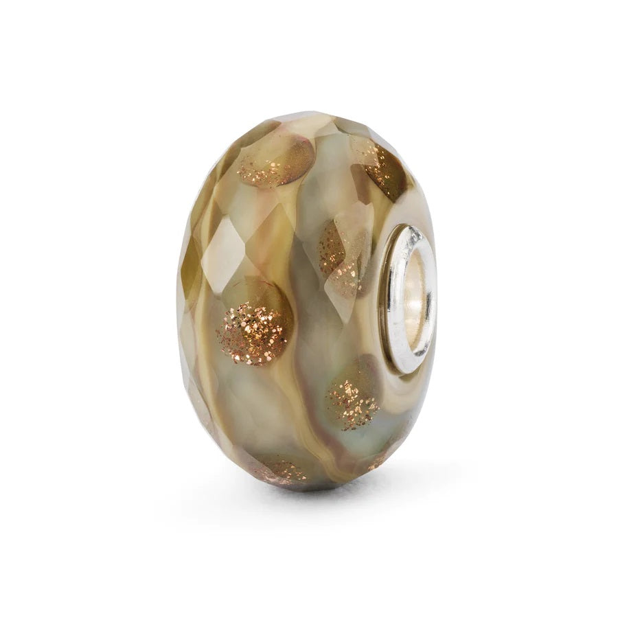 Trollbeads Bagliore Di Bronzo Elemento In Vetro