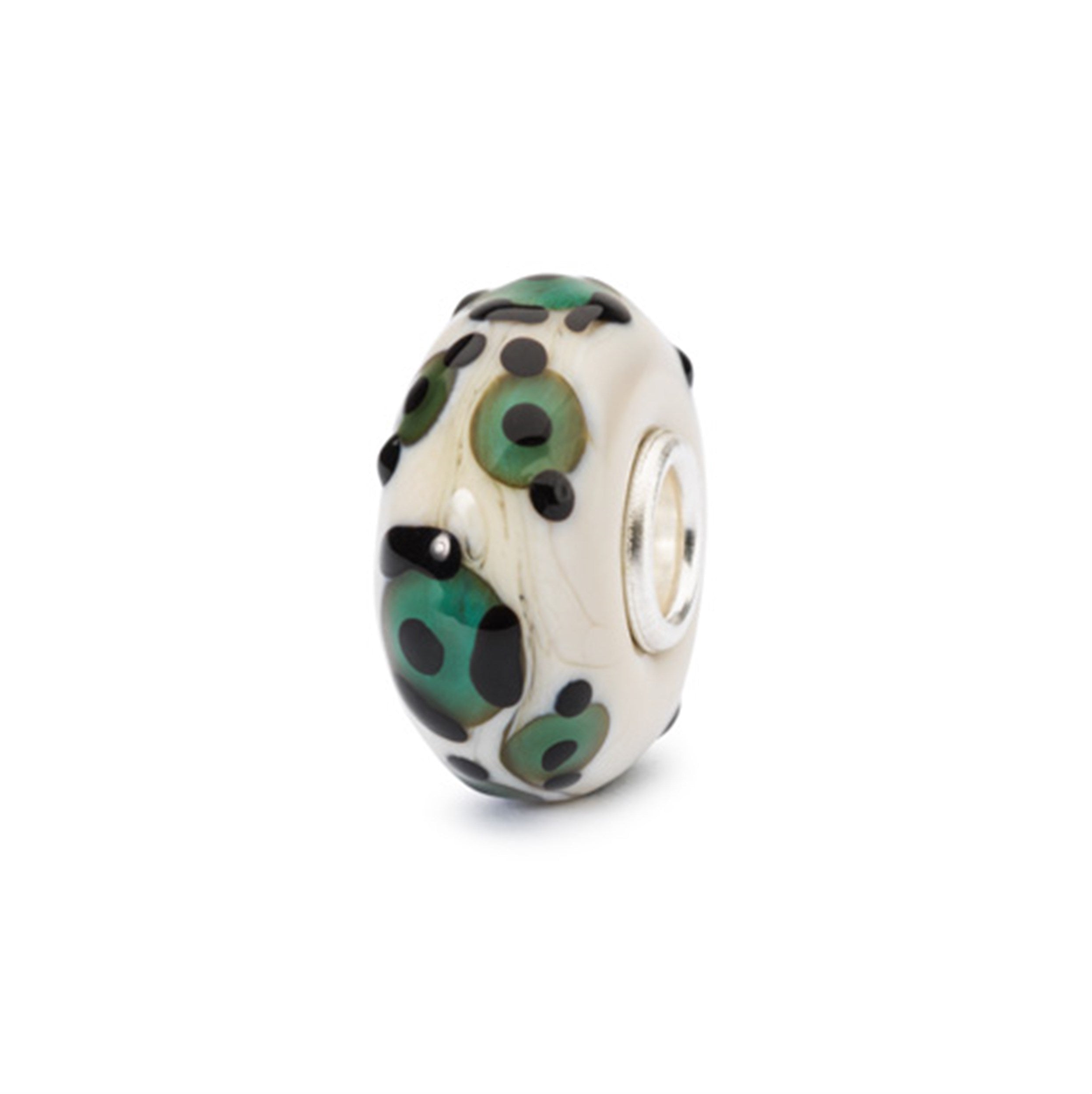 Trollbeads "Giaguaro Opalescente" Elemento In Vetro